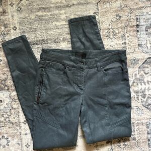 Belstaff moto jeans size 27 steel gray black